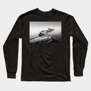 Zig Zag Pier B&W Long Sleeve T-Shirt